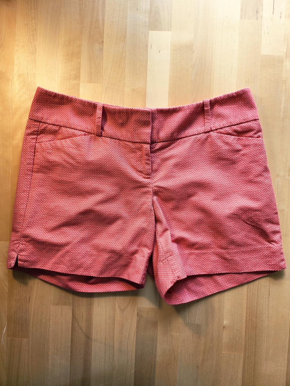 The Limited Coral Pink 100% Cotton Shorts Sz 2